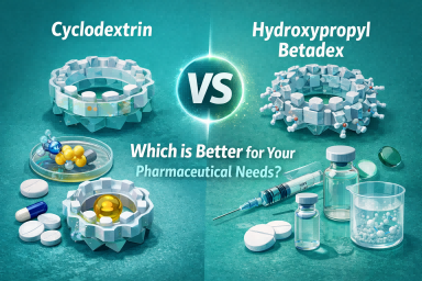 Cyclodextrin vs Hydroxypropyl Betadex: أيهما أفضل لاحتياجاتك الصيدلانية؟